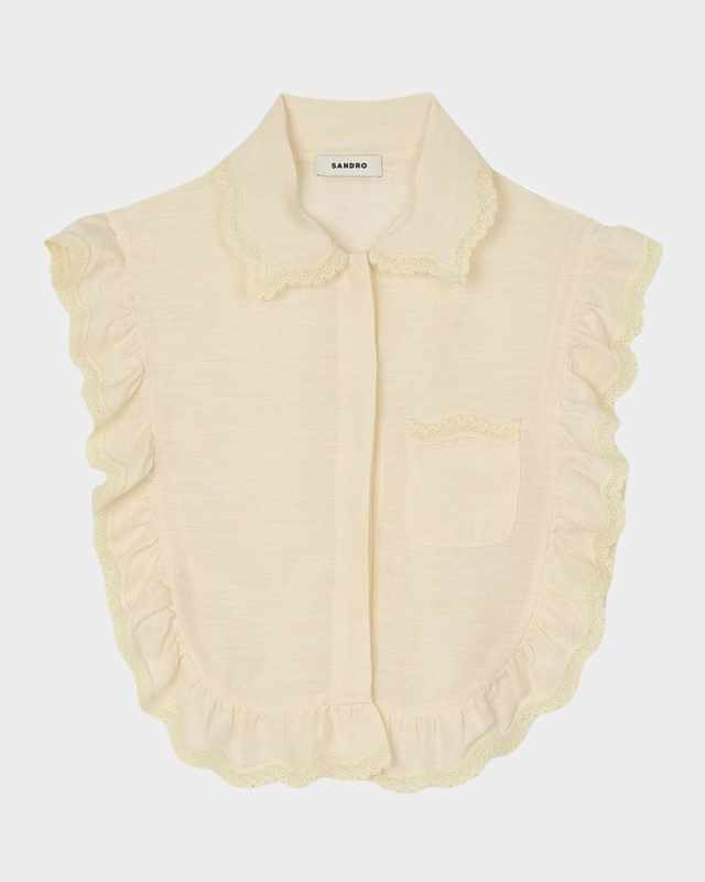 Sicile Sleeveless Button-Front Shirt